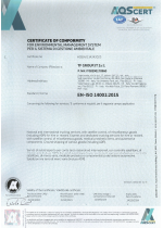 Certificato EN ISO 14001:2015
