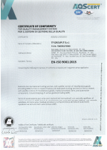 Certificato EN ISO 9001:2015